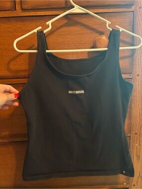 Harley-Davidson Black Women's Tank with Subtle Logo